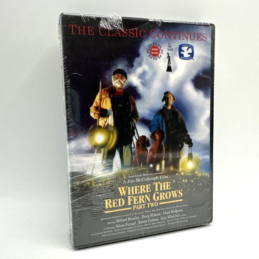 Where the Red Fern Grows & Where the Red Fern Grows Part 2 DVDs NEW SEALED - Picture 2 of 6